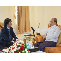 Burmese President Grants First Interview to VOA