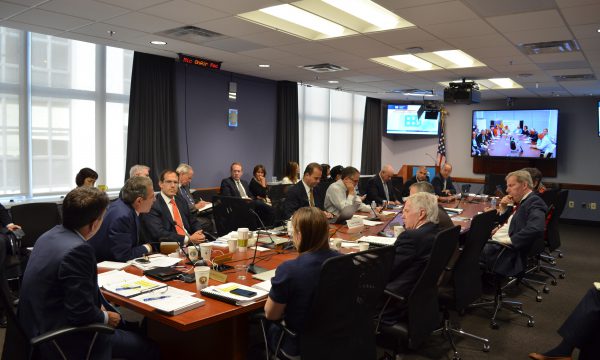 Board members sitting around table