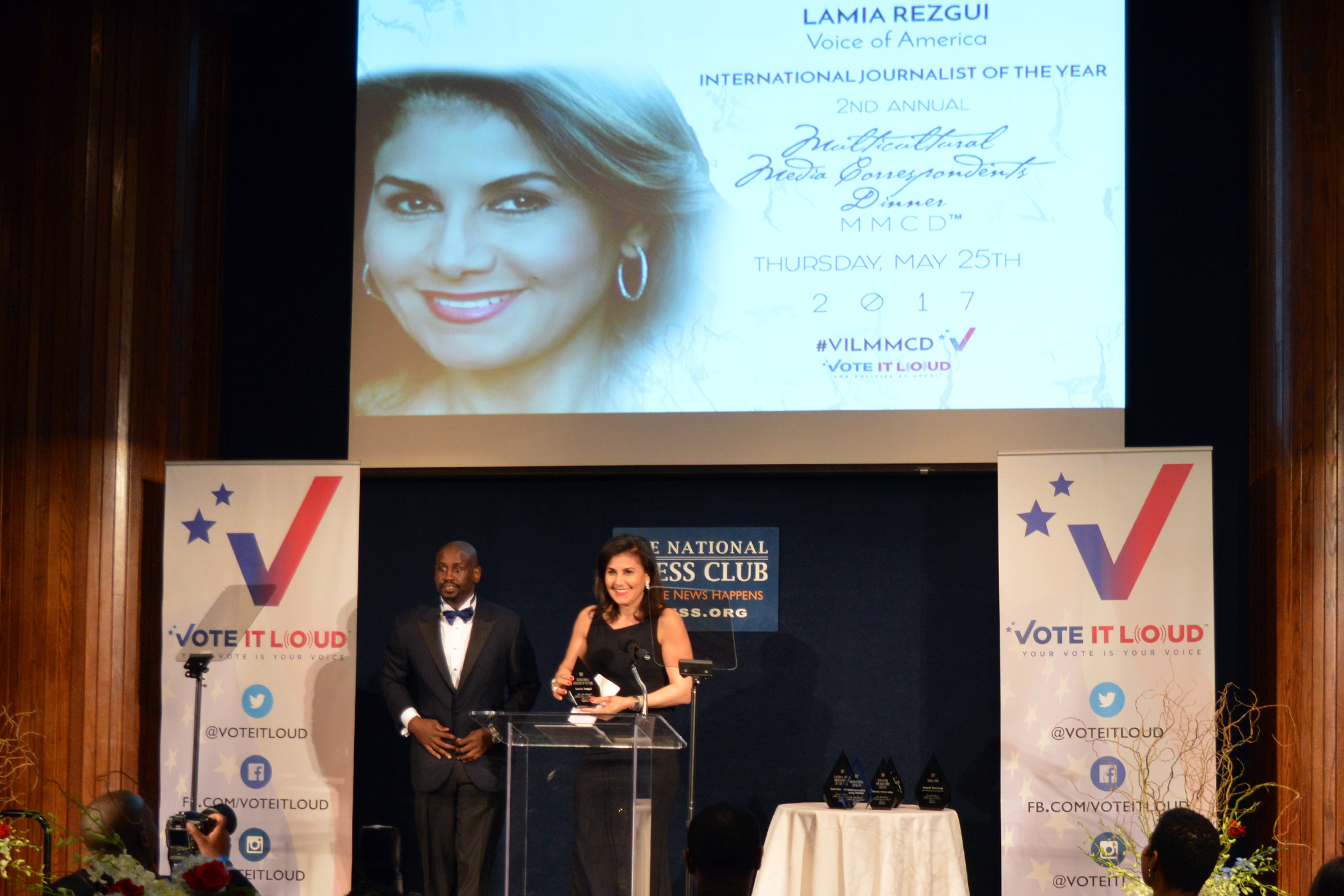 Radio Sawa correspondent honored at the Multicultural Correspondents Dinner