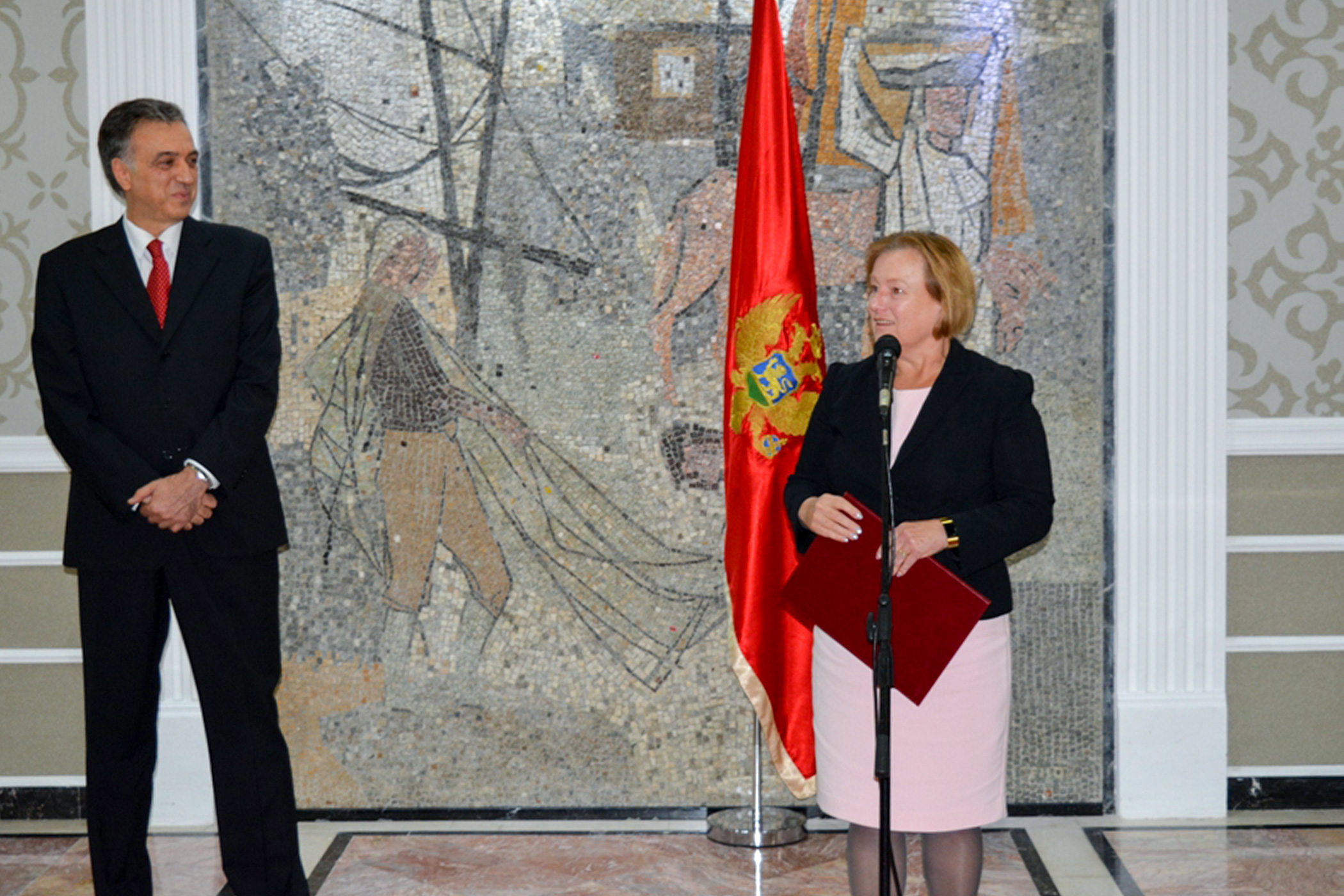 President of Montenegro honors the Voice of America with the National Award of Recognition