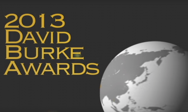 Year 2013, banner promoting David Burke Awards
