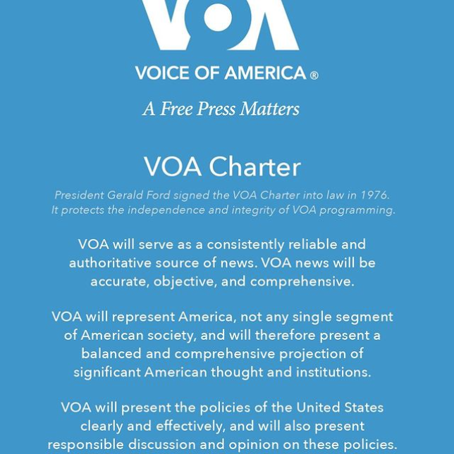 VOA Charter