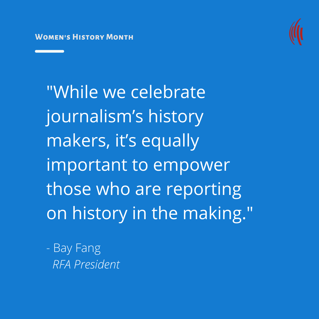 Don’t just celebrate women journalists, support them